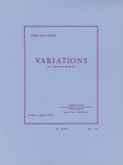 変奏曲（ピエール・マックス・デュボワ） (サックス四重奏)【Variations】