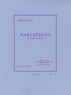 変奏曲（ピエール・マックス・デュボワ） (サックス四重奏)【Variations】