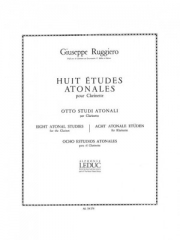 無調の8の練習曲（ジュゼッペ・ルッジェーロ）（クラリネット）【8 Etudes atonales】