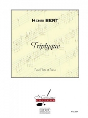 バート・トリプティック（アンリ・ベ－ル）（フルート+ピアノ）【Bert Triptyque】