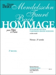 Hommage D'Un Jeune Flutiste Vol.2（アンリ・ベ－ル）（フルート+ピアノ）