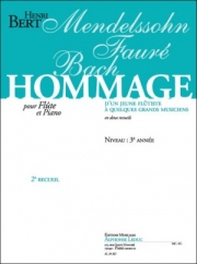 Hommage D'Un Jeune Flutiste Vol.2（アンリ・ベ－ル）（フルート+ピアノ）