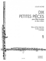 10の小品・Vol.1（ルイ・モイーズ）（フルート+ピアノ）【10 Petites Pieces Vol.1】