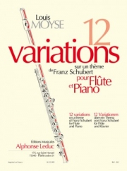12の変奏曲（ルイ・モイーズ）（フルート+ピアノ）【10 Petites Pieces Vol.2】