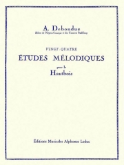 24の旋律的練習曲（アルベルト・デボンデュー）（オーボエ）【24 Etudes Melodiques】