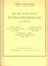 48の練習曲（アルベルト・デボンデュー）（オーボエ）【48 Etudes Dechiffrages Oboe Book】