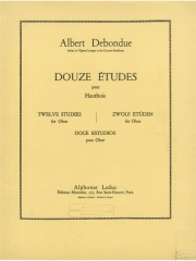 12の練習曲（アルベルト・デボンデュー）（オーボエ）【Douze Etudes】