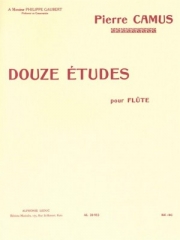 12の練習曲 （ピエール・カミュ）（フルート）【12 Etudes】