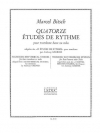 14のリズムの練習曲（マルセル・ビッチュ） (バストロンボーン)【14 Etudes de Rythme】