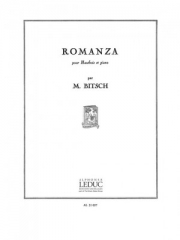 ロマンツァ（マルセル・ビッチュ）（オーボエ+ピアノ）【Romanza】