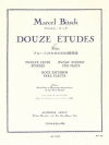 フルートのための12の練習曲（マルセル・ビッチュ）（フルート）【Twelve Flute Studies】