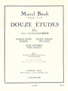 フルートのための12の練習曲（マルセル・ビッチュ）（フルート）【Twelve Flute Studies】