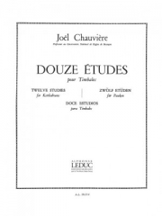 12の練習曲（Joel Chauviere）（ティンパニ）【12 Etudes】