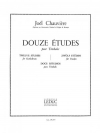 12の練習曲（Joel Chauviere）（ティンパニ）【12 Etudes】
