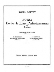 完成度を高める12の練習曲 （ロジャー・ブートリー）（トロンボーン）【12 Etudes de haut Perfectionnement】