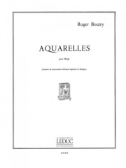 水彩画（ロジャー・ブートリー）（ハープ）【Aquarelles】
