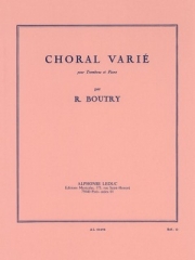 コラール変奏曲 （ロジャー・ブートリー）（トロンボーン+ピアノ）【Choral Varie】