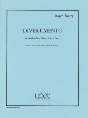 ディヴェルティメント（ロジェ・ブトリ）（アルトサックス+ピアノ）【Divertimento】