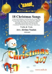 クリスマス・ソング・18曲集 (ヴァイオリン+ヴィオラ)【18 Christmas Songs】
