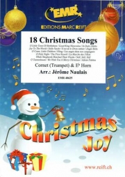 クリスマス・ソング・18曲集 (トランペット(コルネット)+ホルン)【18 Christmas Songs】