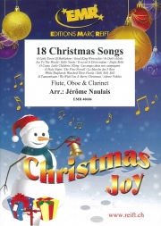 クリスマス・ソング・18曲集 (フルート+オーボエ+クラリネット)【18 Christmas Songs】