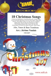クリスマス・ソング・18曲集 (トロンボーン三重奏)【18 Christmas Songs】