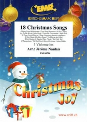 クリスマス・ソング・18曲集 (チェロ三重奏)【18 Christmas Songs】