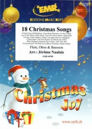 クリスマス・ソング・18曲集 (フルート+オーボエ+バスーン)【18 Christmas Songs】