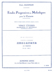 20の段階的な旋律練習曲・第3巻（ポール・ジャンジャン）【20 Etudes Progressives Et Melodiques Vol.3】
