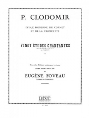 20の旋律的練習曲・Op.11 （ピエール・クロドミール）（トランペット）【20 Etudes chantantes Op.11】