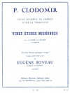 20の可愛い練習曲 （ピエール・クロドミール）（トランペット）【20 Etudes Mignonnes】