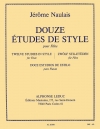 12のスタイルの練習 （ジェローム・ノーレ）（フルート）【12 Etudes de Style】
