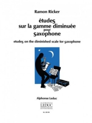 Etudes sur la Gamme diminuee（ラモン・リッカー）（アルトサックス）