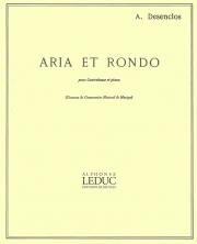 アリアとロンド（アルフレッド・デザンクロ）（ストリングベース+ピアノ）【Aria And Rondo】