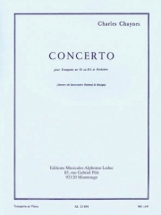 トランペット協奏曲 （シャルル・シェーヌ）（トランペット+ピアノ）【Concerto】
