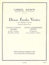 12の様々な練習曲 （ガブリエル・マッソン）（トロンボーン）【12 Etudes Variees】