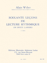 60の理論的リズム・レッスン・Vol.2 （アラン・ウェーバー）【60 Theoretical Rhythm Lessons・Vol.2】