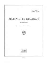 朗読と対話（アラン・ウェーバー）（ストリングベース+ピアノ）【Récitatif et Dialogue】