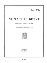 ソナチネ・ブレーヴェ （アラン・ウェーバー）（トランペット+ピアノ）【Sonatine Breve】