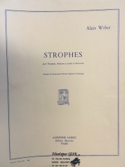 ストロフ（アラン・ウェーバー）（トランペット+ピアノ）【Strophes】