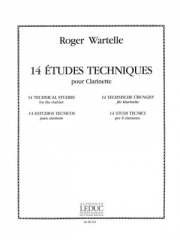 14の技術的練習曲 （Roger Wartelle）【14 Etudes Techniques】