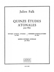 15の無調の練習 （ジュリアン・フォーク）【15 Atonal Studies For Flute】