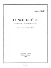 コンツェルトシュテュック （ジャニーヌ・リュエフ）（テューバ+ピアノ）【Concertstuck】