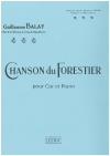 シャンソン・デュ・フォレスティエ（ギヨーム・バレイ）（ホルン+ピアノ）【Chanson du Forestier】