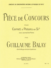 コンクール用小品（ギヨーム・バレイ）（トランペット+ピアノ）【Pièce De Concours】