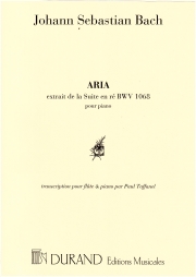 アリア（バッハ）（フルート+ピアノ）【Aria】