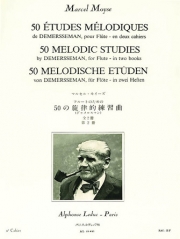 フルートのための50の旋律的練習曲・Vol.2（マルセル・モイーズ）【50 Melodic Studies After Demersseman, Op. 4 – Volume 2】