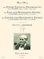 100のやさしい漸進的練習曲・Vol.1（マルセル・モイーズ）【100 Etudes Faciles Et Progressives D'Après Cramer Vol.1】