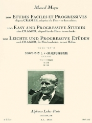 100のやさしい漸進的練習曲・Vol.2（マルセル・モイーズ）（フルート）【100 Etudes Faciles Et Progressives D'Après Cramer Vol.2】