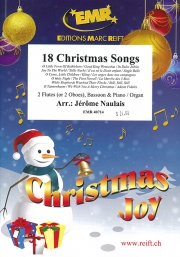 クリスマス・ソング・18曲集 (木管三重奏+ピアノ)【18 Christmas Songs】